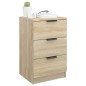 vidaXL Nachttische 2 Stk. Sonoma-Eiche 40x36x65 cm vidaXL Nachttische 2 Stk. Sonoma-Eiche 40x36x65 cm