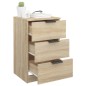 vidaXL Nachttische 2 Stk. Sonoma-Eiche 40x36x65 cm vidaXL Nachttische 2 Stk. Sonoma-Eiche 40x36x65 cm