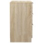 vidaXL Nachttische 2 Stk. Sonoma-Eiche 40x36x65 cm vidaXL Nachttische 2 Stk. Sonoma-Eiche 40x36x65 cm