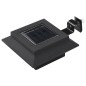 vidaXL Outdoor Solarleuchten 6 Stück LED Quadratisch 12 cm Schwarz vidaXL Outdoor Solarleuchten 6 Stück LED Quadratisch 12 cm Schwarz