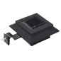 vidaXL Outdoor Solarleuchten 6 Stück LED Quadratisch 12 cm Schwarz vidaXL Outdoor Solarleuchten 6 Stück LED Quadratisch 12 cm Schwarz