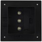 vidaXL Outdoor Solarleuchten 6 Stück LED Quadratisch 12 cm Schwarz vidaXL Outdoor Solarleuchten 6 Stück LED Quadratisch 12 cm Schwarz