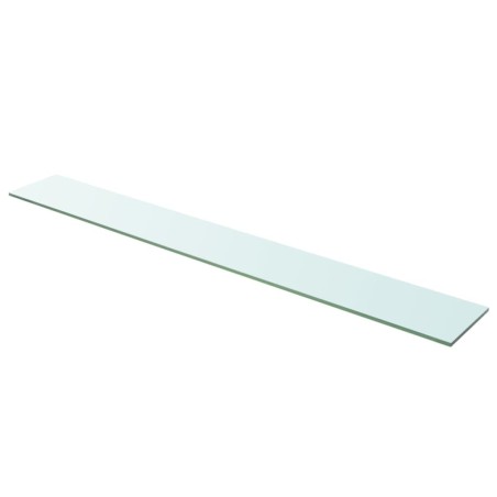 vidaXL Regalboden Glas Transparent 110 cm x 15 cm