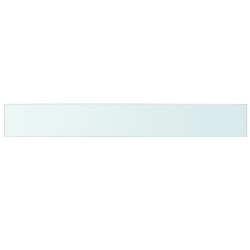 vidaXL Regalboden Glas Transparent 110 cm x 15 cm