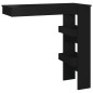 vidaXL Wand-Bartisch Schwarz 102x45x103,5 cm Holzwerkstoff vidaXL Wand-Bartisch Schwarz 102x45x103,5 cm Holzwerkstoff