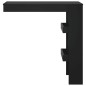 vidaXL Wand-Bartisch Schwarz 102x45x103,5 cm Holzwerkstoff vidaXL Wand-Bartisch Schwarz 102x45x103,5 cm Holzwerkstoff
