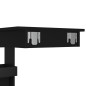 vidaXL Wand-Bartisch Schwarz 102x45x103,5 cm Holzwerkstoff vidaXL Wand-Bartisch Schwarz 102x45x103,5 cm Holzwerkstoff
