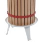 vidaXL Obst- und Weinpresse mit Stoffbeutel 30 L Eichenholz vidaXL Obst- und Weinpresse mit Stoffbeutel 30 L Eichenholz