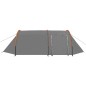 vidaXL Campingzelt 4 Personen Grau und Orange vidaXL Campingzelt 4 Personen Grau und Orange