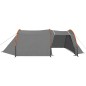 vidaXL Campingzelt 4 Personen Grau und Orange vidaXL Campingzelt 4 Personen Grau und Orange