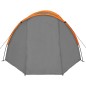 vidaXL Campingzelt 4 Personen Grau und Orange vidaXL Campingzelt 4 Personen Grau und Orange