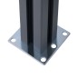 vidaXL Zaunpfosten 3 Stk. Dunkelgrau 185 cm Aluminium vidaXL Zaunpfosten 3 Stk. Dunkelgrau 185 cm Aluminium