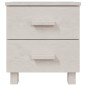 vidaXL Nachttische HAMAR 2 Stk. Weiß 40x35x44,5 cm Massivholz vidaXL Nachttische HAMAR 2 Stk. Weiß 40x35x44,5 cm Massivholz