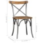 vidaXL Esszimmerstühle 2 Stk. Massivholz Mango vidaXL Esszimmerstühle 2 Stk. Massivholz Mango