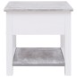 vidaXL Beistelltisch Grau 40x40x40 cm Paulownia Holz vidaXL Beistelltisch Grau 40x40x40 cm Paulownia Holz