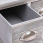 vidaXL Beistelltisch Grau 40x40x40 cm Paulownia Holz vidaXL Beistelltisch Grau 40x40x40 cm Paulownia Holz
