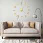 vidaXL 3D-Wanduhr Modernes Design 100 cm XXL Golden vidaXL 3D-Wanduhr Modernes Design 100 cm XXL Golden