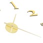 vidaXL 3D-Wanduhr Modernes Design 100 cm XXL Golden vidaXL 3D-Wanduhr Modernes Design 100 cm XXL Golden