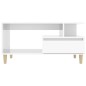 vidaXL Couchtisch Hochglanz-Weiß 90x49x45 cm Holzwerkstoff vidaXL Couchtisch Hochglanz-Weiß 90x49x45 cm Holzwerkstoff