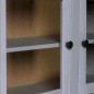 vidaXL Highboard Grau 93x40,5x180 cm Kiefernholz Panama vidaXL Highboard Grau 93x40,5x180 cm Kiefernholz Panama