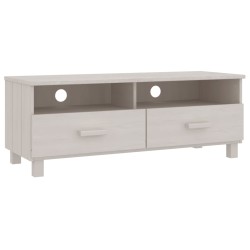 vidaXL TV-Schrank HAMAR Weiß 106x40x40 cm Massivholz Kiefer