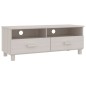 vidaXL TV-Schrank HAMAR Weiß 106x40x40 cm Massivholz Kiefer vidaXL TV-Schrank HAMAR Weiß 106x40x40 cm Massivholz Kiefer