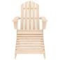 vidaXL Adirondack-Gartenstuhl mit Fußstütze Massivholz Tanne vidaXL Adirondack-Gartenstuhl mit Fußstütze Massivholz Tanne