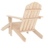 vidaXL Adirondack-Gartenstuhl mit Fußstütze Massivholz Tanne vidaXL Adirondack-Gartenstuhl mit Fußstütze Massivholz Tanne