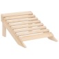 vidaXL Adirondack-Gartenstuhl mit Fußstütze Massivholz Tanne vidaXL Adirondack-Gartenstuhl mit Fußstütze Massivholz Tanne