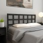 vidaXL Kopfteil Schwarz 145,5x4x100 cm Massivholz Kiefer