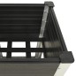 vidaXL Garten-Hochbeet mit Ablage 50x50x90 cm WPC Grau vidaXL Garten-Hochbeet mit Ablage 50x50x90 cm WPC Grau
