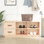 vidaXL Schuhbank 100x34x45 cm Massivholz Kiefer vidaXL Schuhbank 100x34x45 cm Massivholz Kiefer