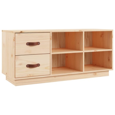 vidaXL Schuhbank 100x34x45 cm Massivholz Kiefer