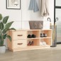 vidaXL Schuhbank 100x34x45 cm Massivholz Kiefer vidaXL Schuhbank 100x34x45 cm Massivholz Kiefer