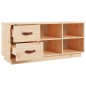 vidaXL Schuhbank 100x34x45 cm Massivholz Kiefer vidaXL Schuhbank 100x34x45 cm Massivholz Kiefer