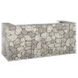 vidaXL Gabionenwand für Mülltonnen Verzinkter Stahl 254x100x110 cm vidaXL Gabionenwand für Mülltonnen Verzinkter Stahl 254x100x110 cm