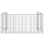 vidaXL Gabionenwand für Mülltonnen Verzinkter Stahl 254x100x110 cm vidaXL Gabionenwand für Mülltonnen Verzinkter Stahl 254x100x110 cm