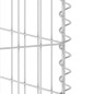 vidaXL Gabionenwand für Mülltonnen Verzinkter Stahl 254x100x110 cm vidaXL Gabionenwand für Mülltonnen Verzinkter Stahl 254x100x110 cm