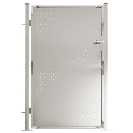 vidaXL Gartentor 100x150 cm Edelstahl