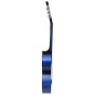 vidaXL Klassikgitarre für Anfänger Blau 4/4 39" Lindenholz vidaXL Klassikgitarre für Anfänger Blau 4/4 39" Lindenholz