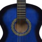 vidaXL Klassikgitarre für Anfänger Blau 4/4 39" Lindenholz vidaXL Klassikgitarre für Anfänger Blau 4/4 39" Lindenholz