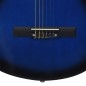 vidaXL Klassikgitarre für Anfänger Blau 4/4 39" Lindenholz vidaXL Klassikgitarre für Anfänger Blau 4/4 39" Lindenholz