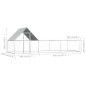 vidaXL Hühnerstall 6x2x2 m Verzinkter Stahl vidaXL Hühnerstall 6x2x2 m Verzinkter Stahl