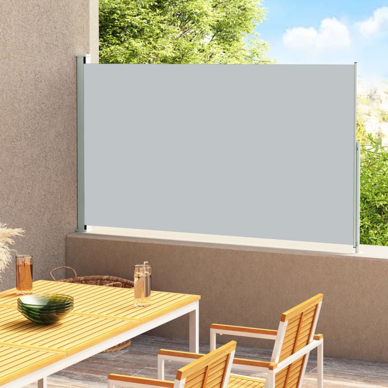 vidaXL Seitenmarkise Ausziehbar 180x300 cm Grau vidaXL Seitenmarkise Ausziehbar 180x300 cm Grau