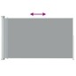 vidaXL Seitenmarkise Ausziehbar 180x300 cm Grau vidaXL Seitenmarkise Ausziehbar 180x300 cm Grau