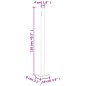 vidaXL Seitenmarkise Ausziehbar 180x300 cm Grau vidaXL Seitenmarkise Ausziehbar 180x300 cm Grau