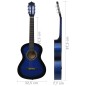 vidaXL 8-tlg. Klassikgitarren-Set für Anfänger Blau 1/2 34" vidaXL 8-tlg. Klassikgitarren-Set für Anfänger Blau 1/2 34"