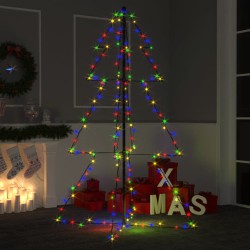 vidaXL Weihnachtsbaum Kegelform 200 LEDs Indoor Outdoor 98x150 cm