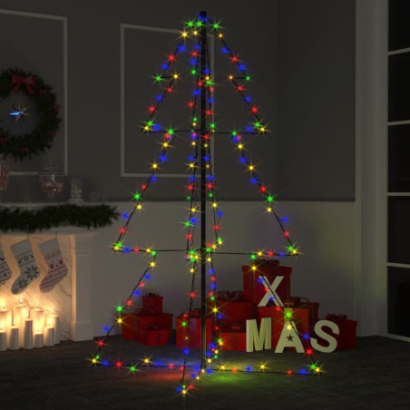 vidaXL Weihnachtsbaum Kegelform 200 LEDs Indoor Outdoor 98x150 cm