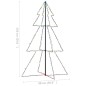 vidaXL Weihnachtsbaum Kegelform 200 LEDs Indoor Outdoor 98x150 cm vidaXL Weihnachtsbaum Kegelform 200 LEDs Indoor Outdoor 98x150 cm